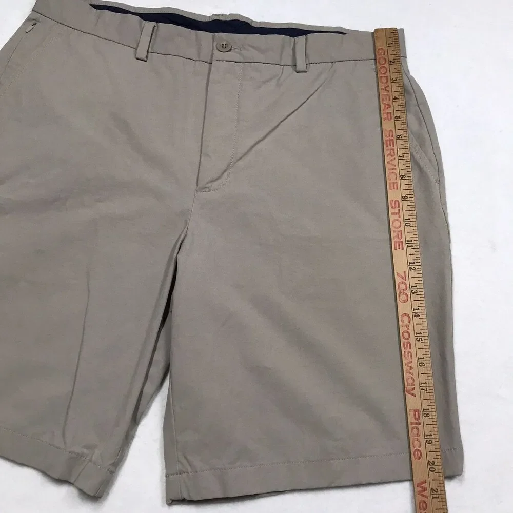 VINEYARD VINES OTG On The Go Shorts Men 36 Khaki Beige Stretch Golf Chino